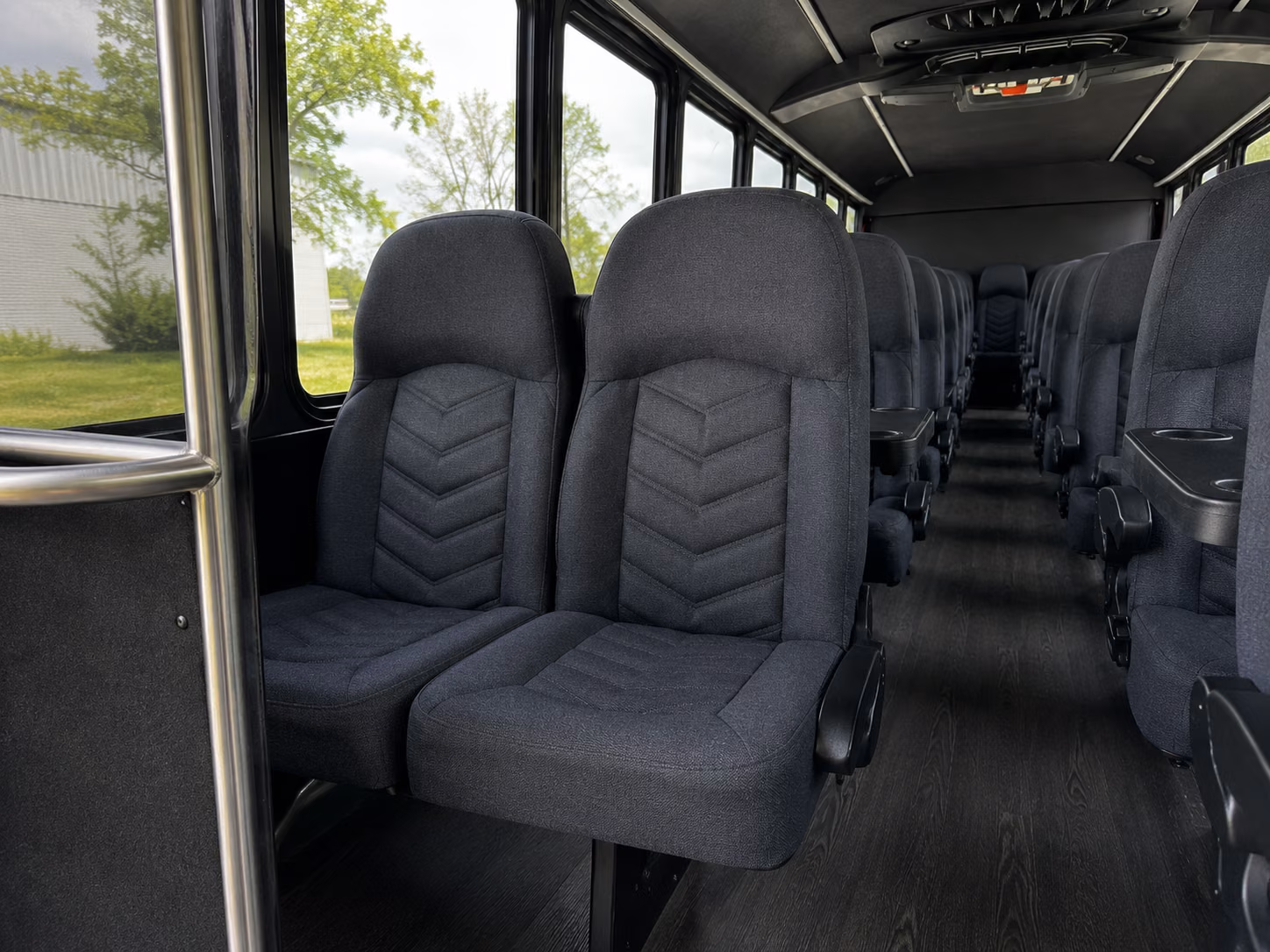 fort worth 20 passenger minibus inside