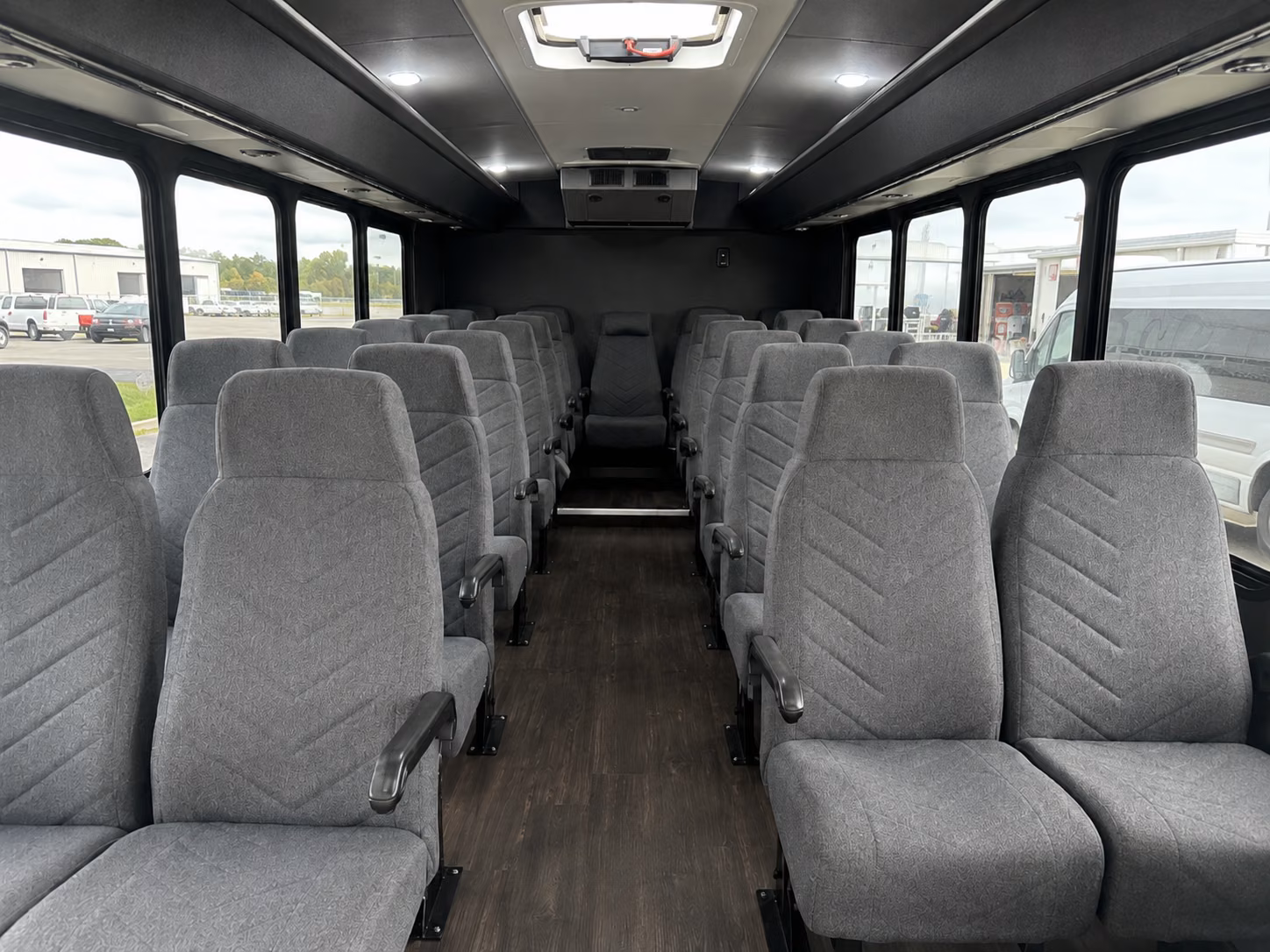 fort worth 20 passenger minibus interior