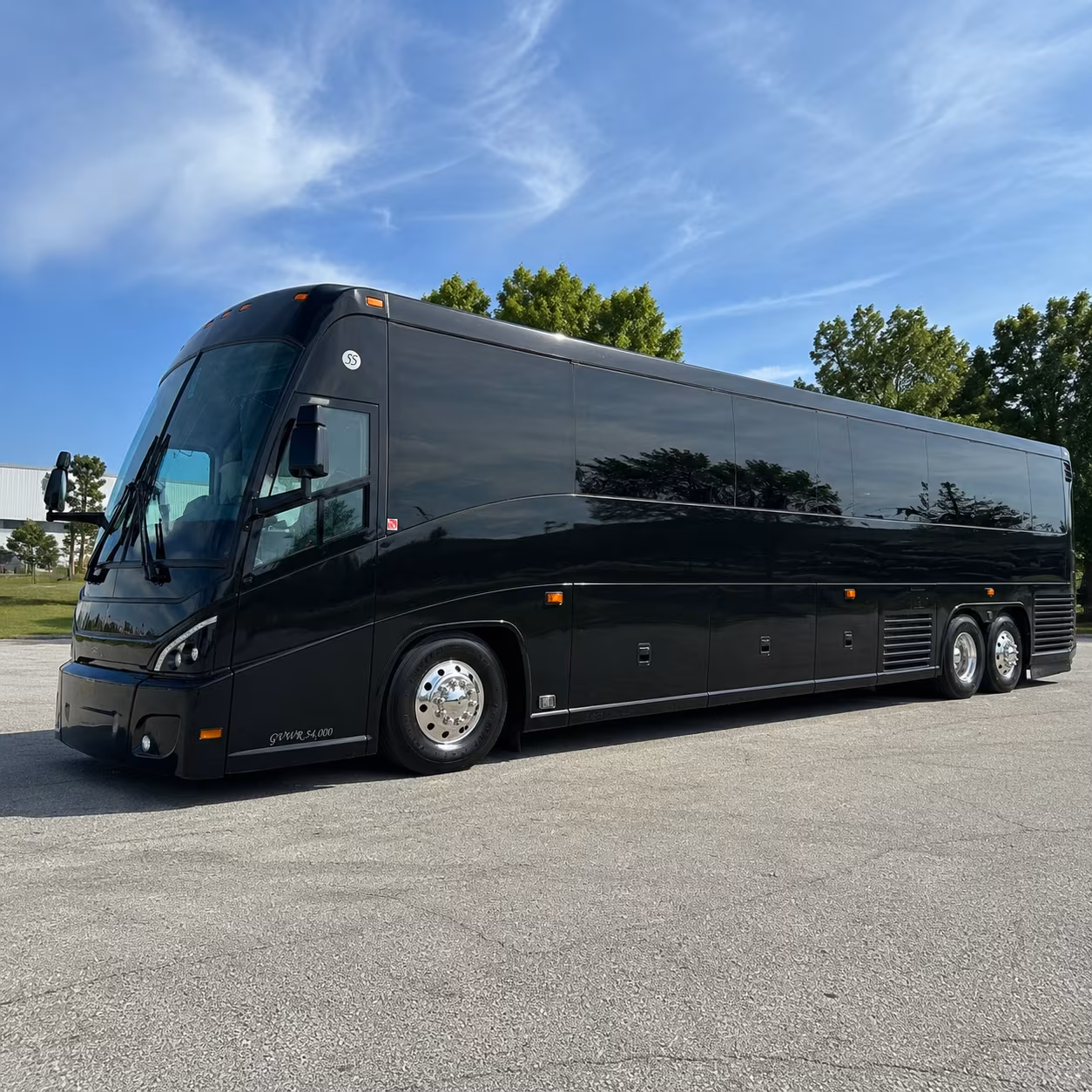 fort worth 47 passenger charter bus