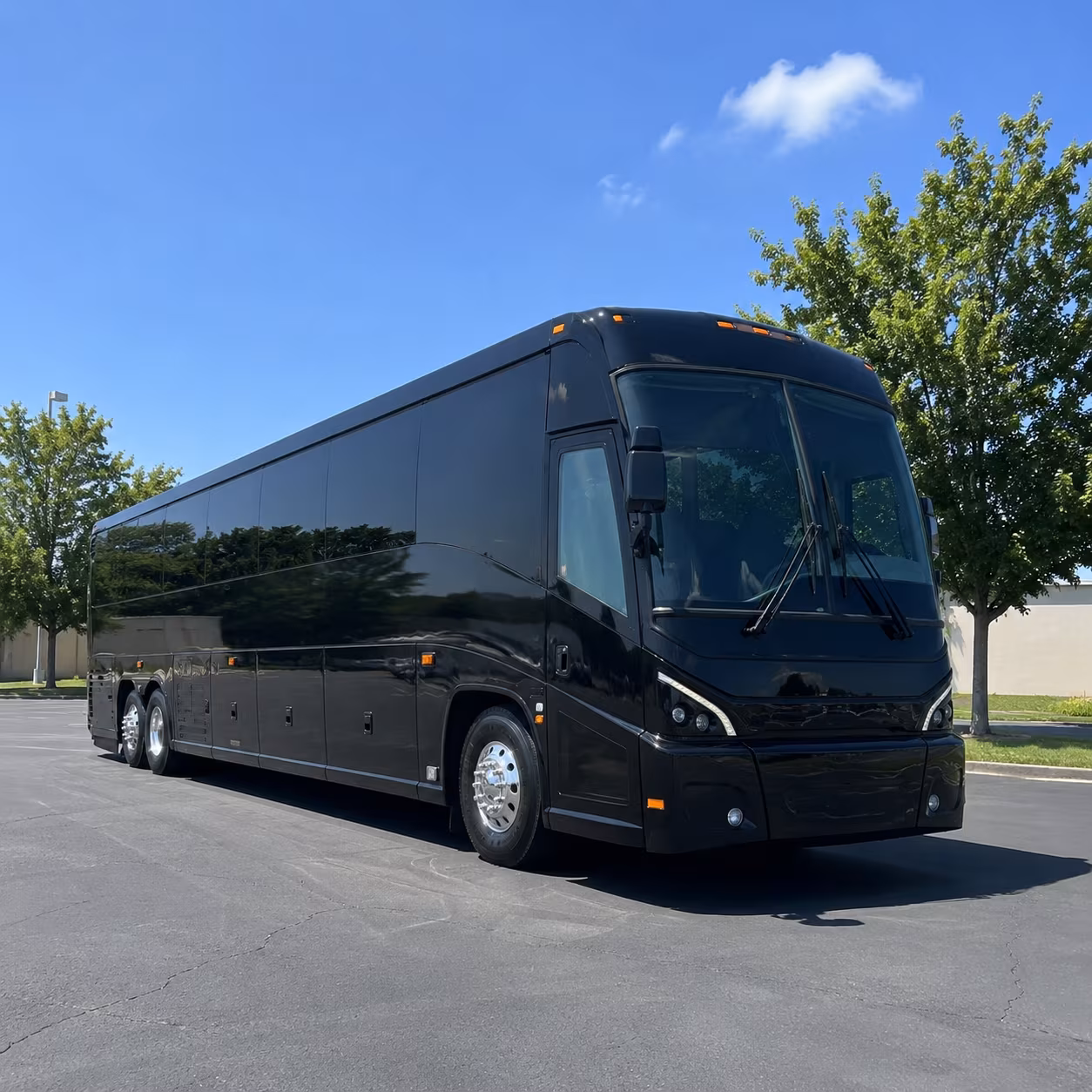 fort worth 56 passenger charter bus
