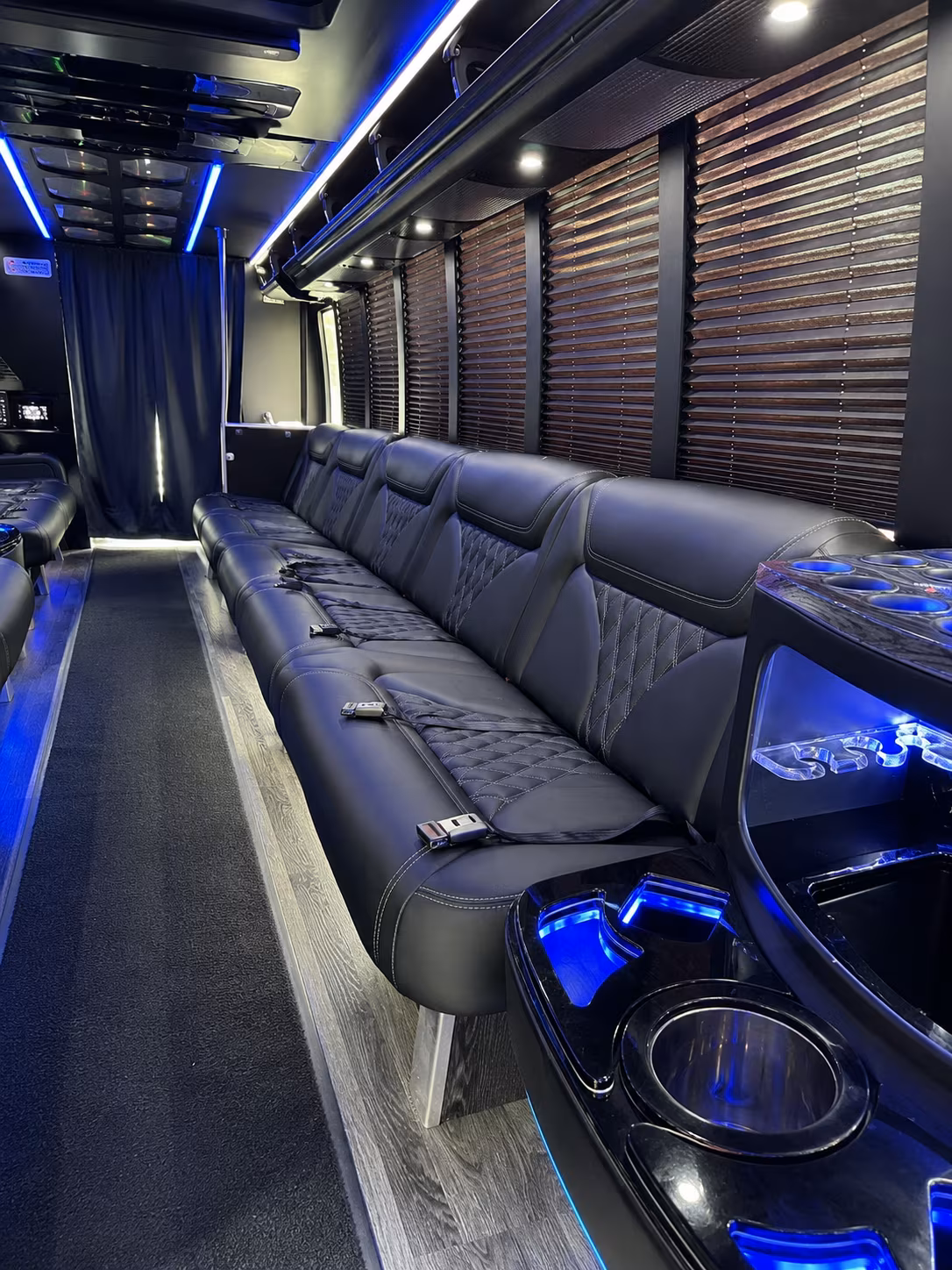 fort worth concert party bus rental