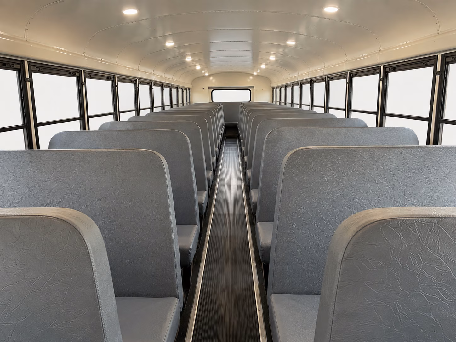 fort worth school bus inside