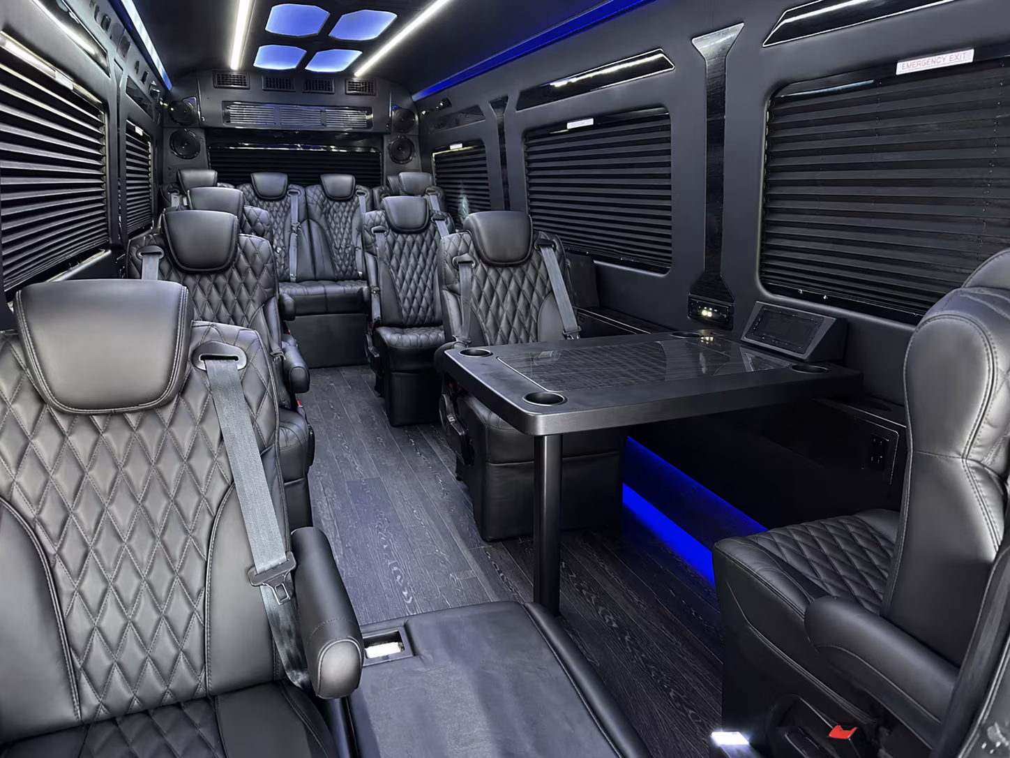 fort worth sprinter van with driver interior